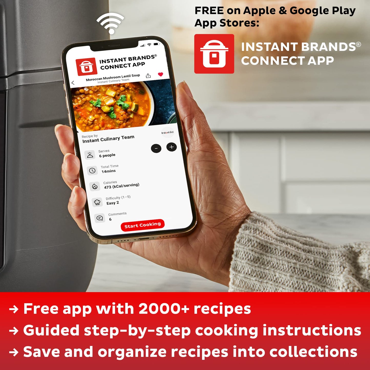 INSTANT POT Duo Plus 9-in-1 Electric Pressure Cooker, 3 Quart