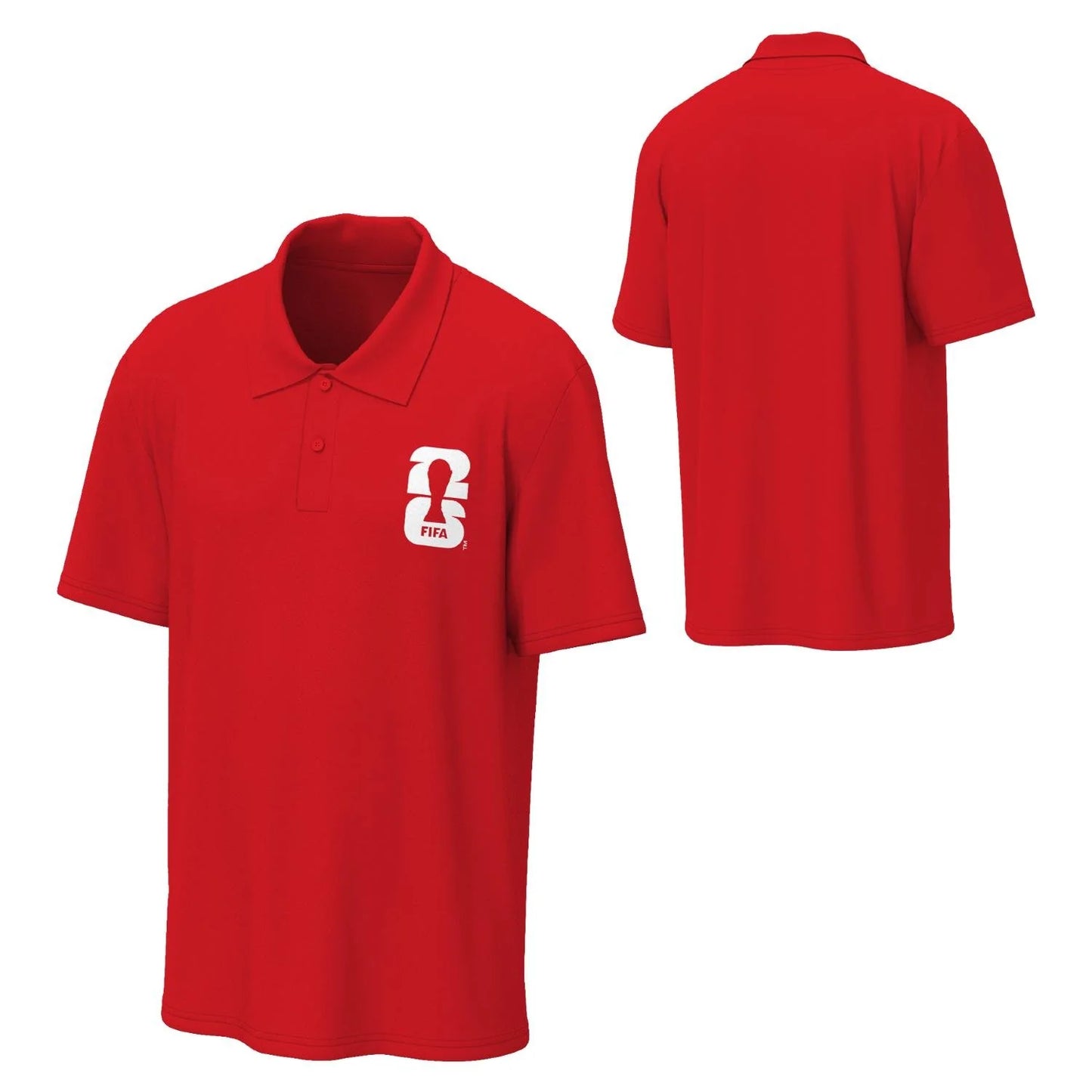 FIFA World Cup 2026™ Emblem Red Polo - Unisex