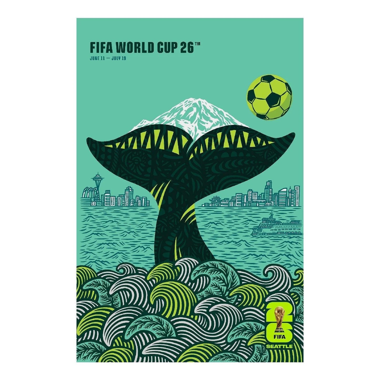 FIFA World Cup 2026™ Seattle Host City Poster