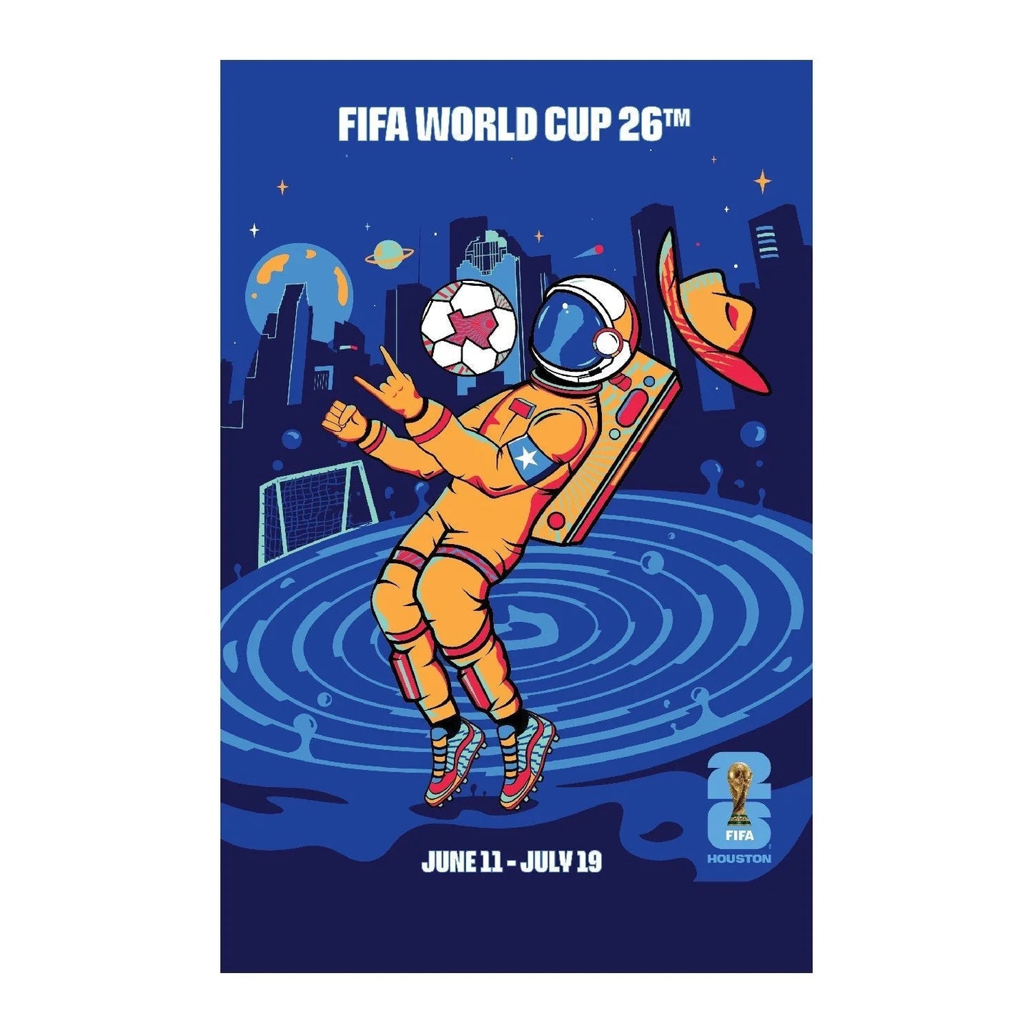 FIFA World Cup 2026™ Houston Host City Poster