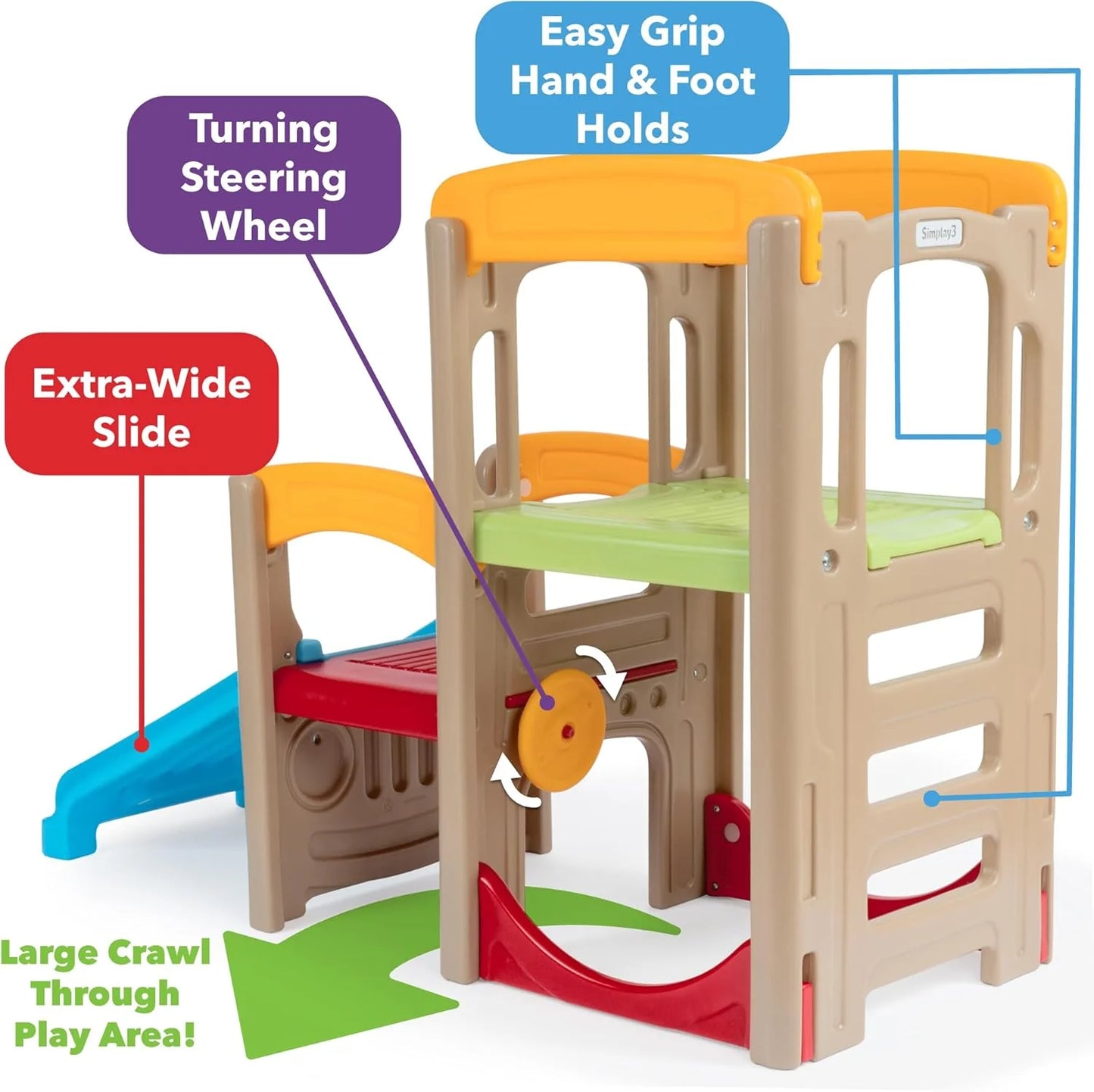 Simplay3 Young Explorers Adventure Climber, Indoor/Outdoor