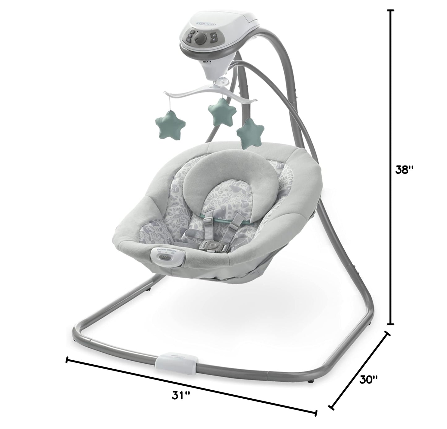 GRACO Simple Sway Baby Swing with Side-to-Side Motion