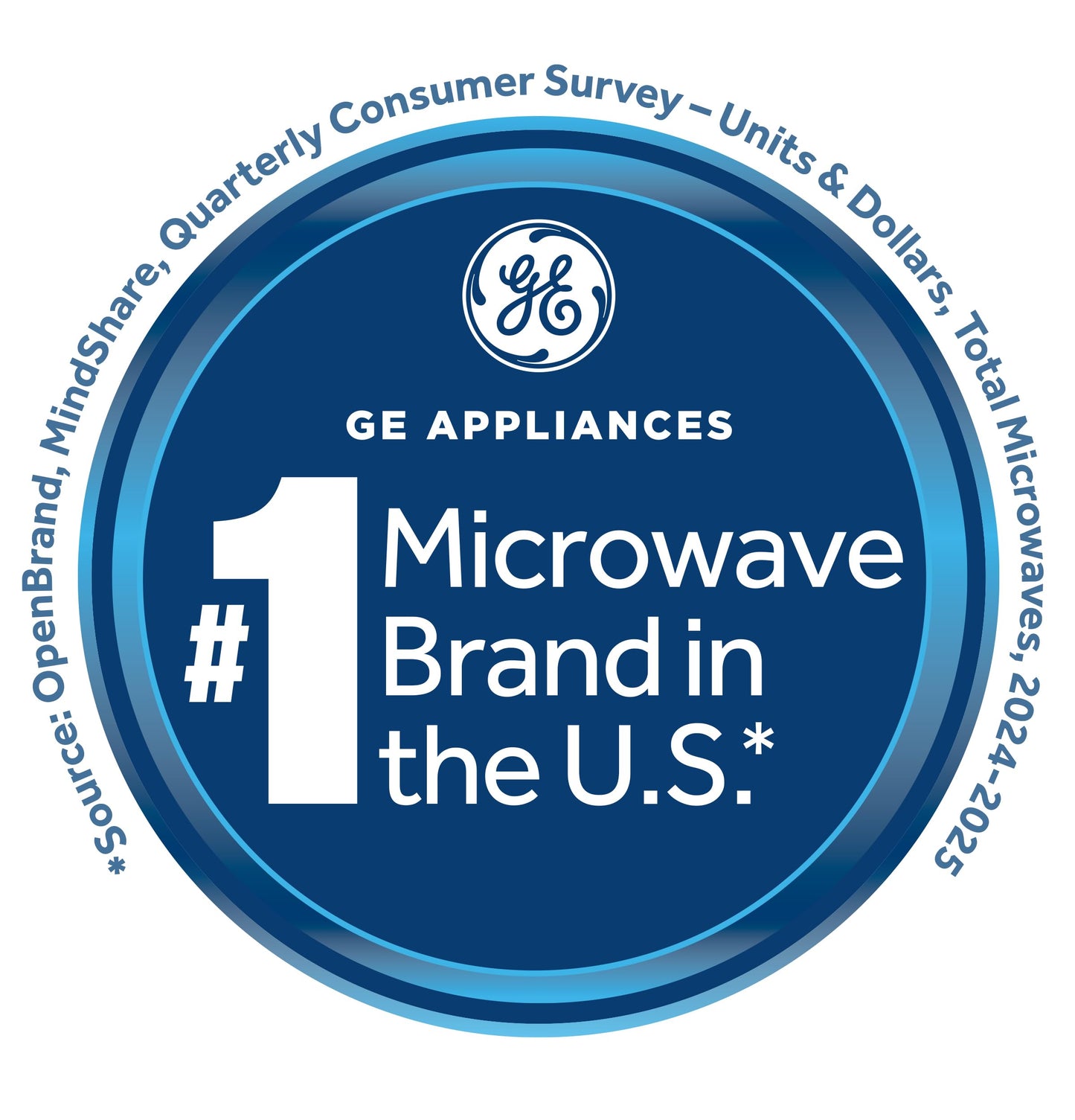 GE 30" Over-the-Range Microwave with 1000 Watts, 1.6 Cu Ft