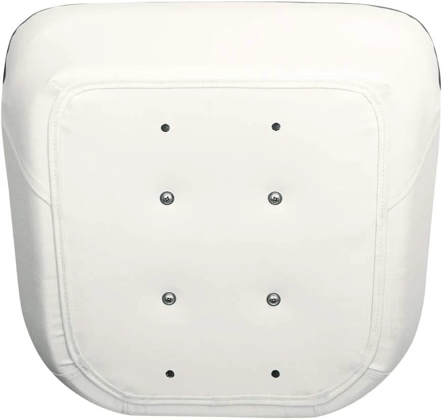 Bucket Pontoon Boat Seat (White/Blue)