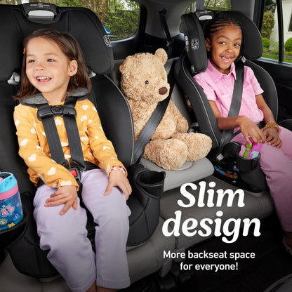GRACO Slimfit 3 in 1 Convertible Car Seat - Space-Saving Comfort
