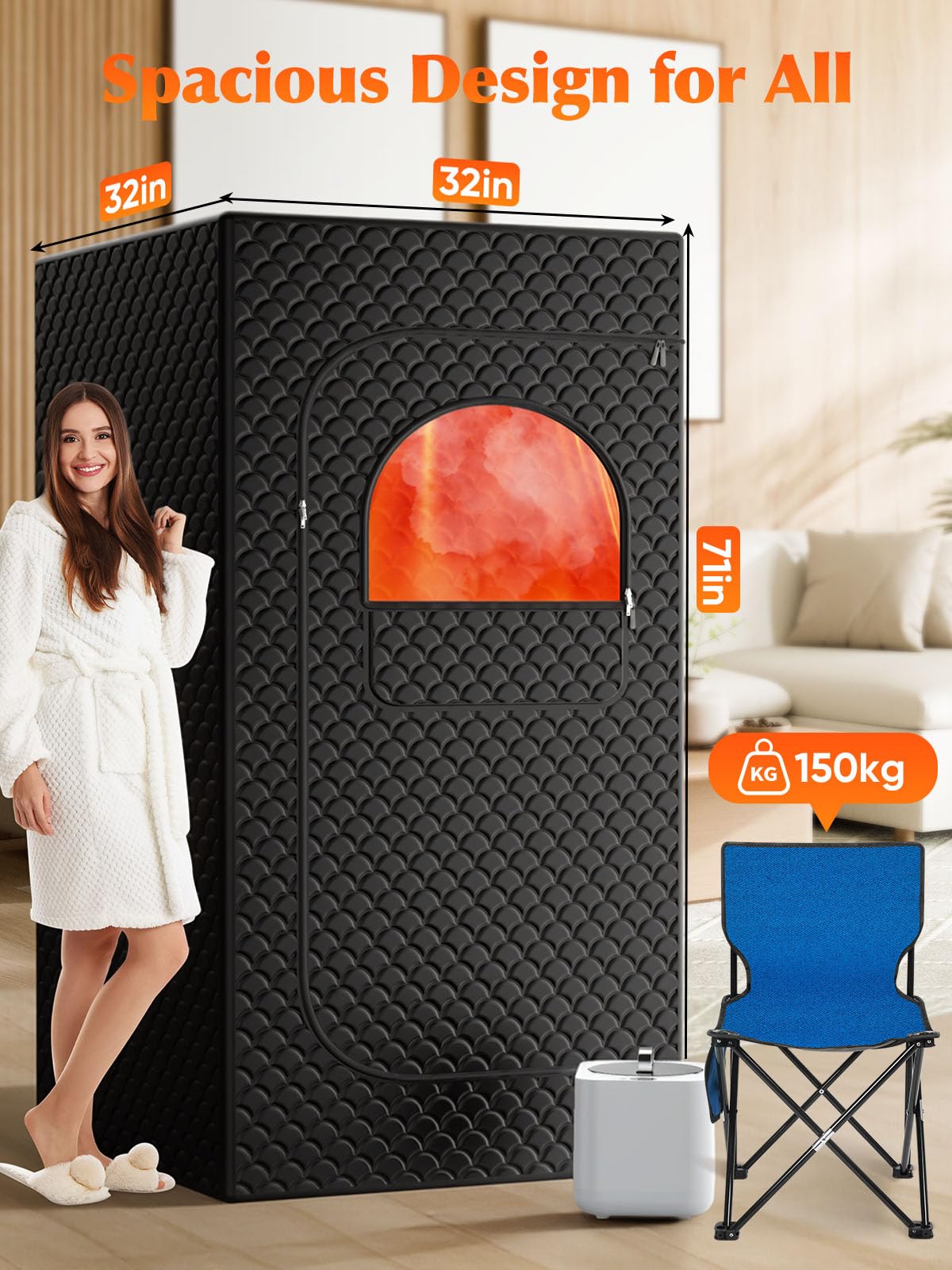 DONGGUAN WANLI HARDWARE PRODUCTS CO., LTD Portable Sauna for Home - Fast Heating SPA Tent
