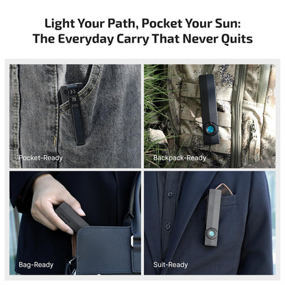 OLIGHT ArkPro EDC Flat Flashlight - 1500 Lumens, Rechargeable