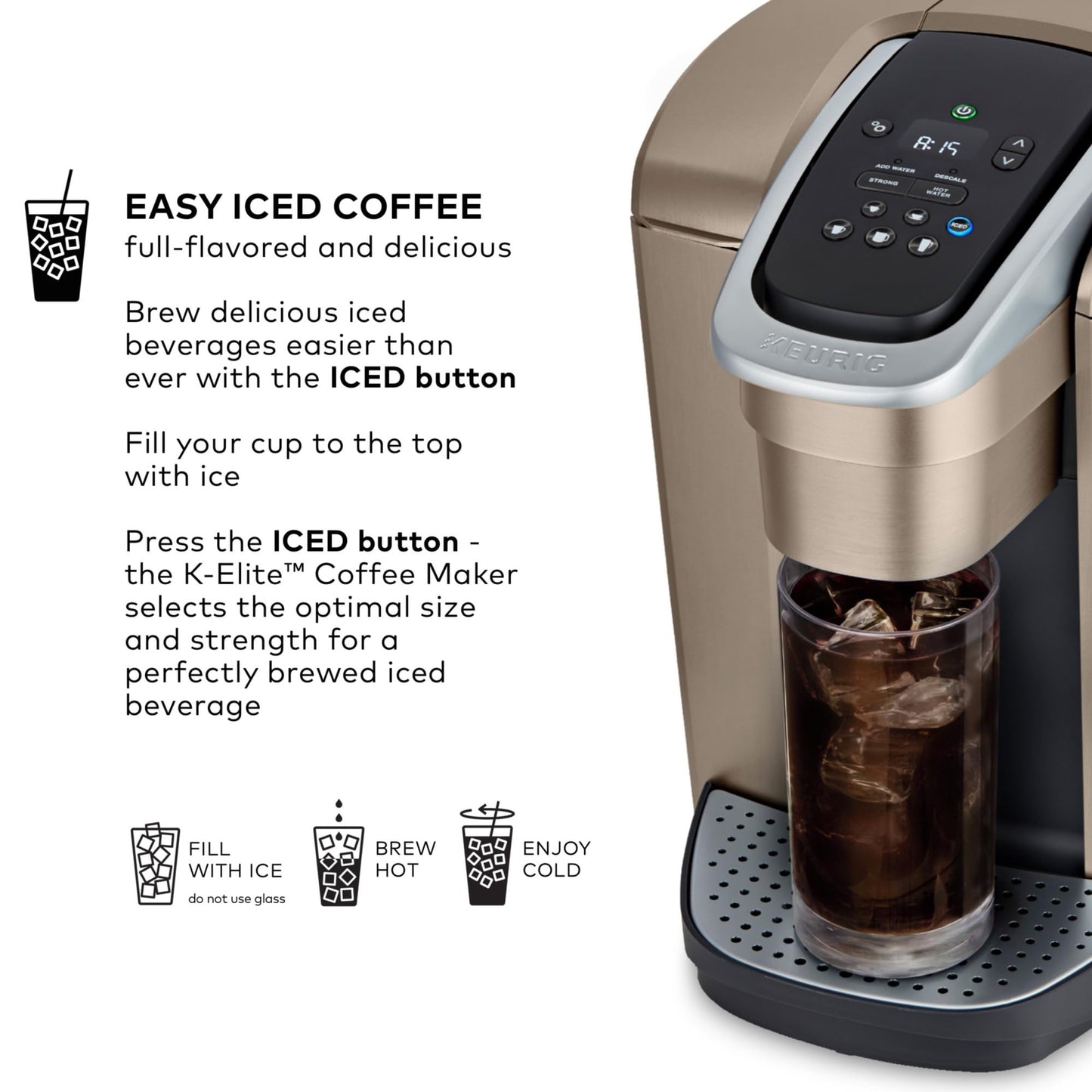 KEURIG K-Elite K-Cup Coffee Maker with Strength Control