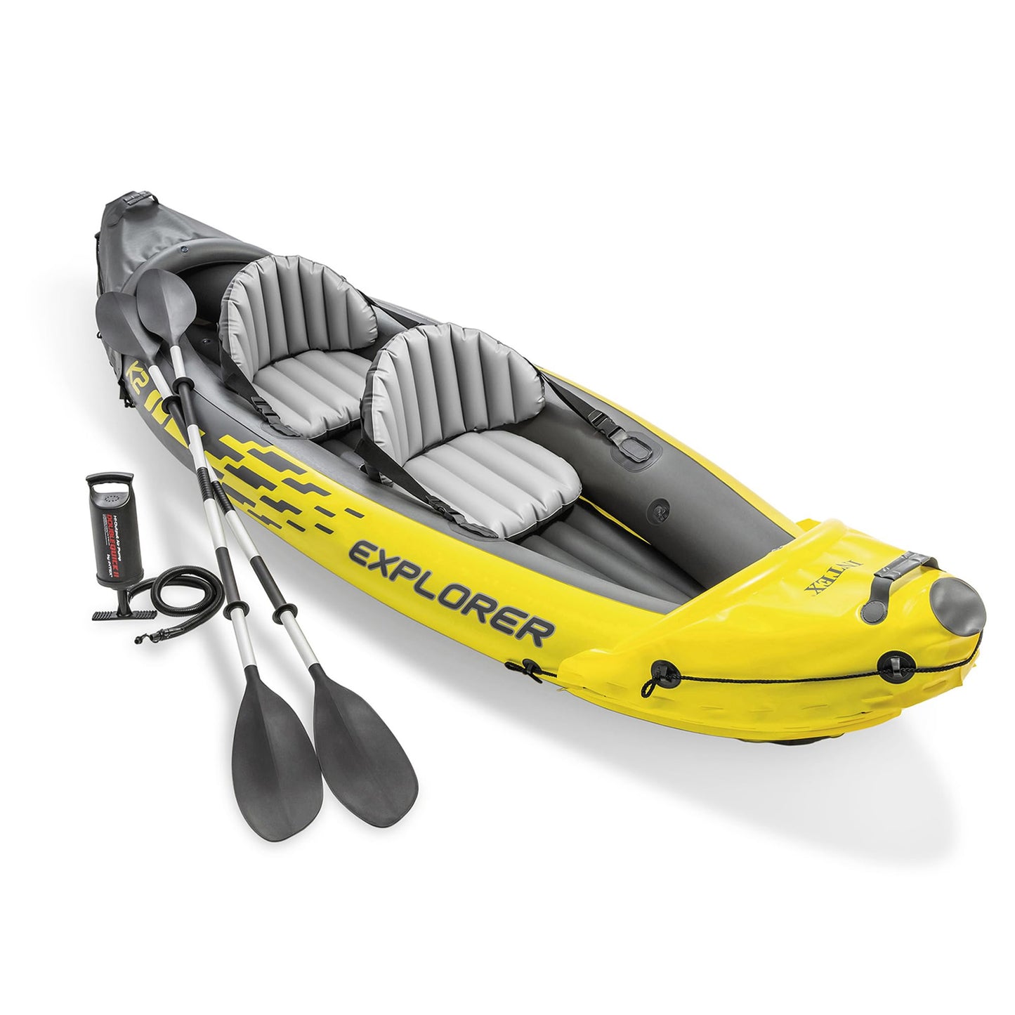 INTEX Explorer K2 Inflatable Kayak Set for 2 People
