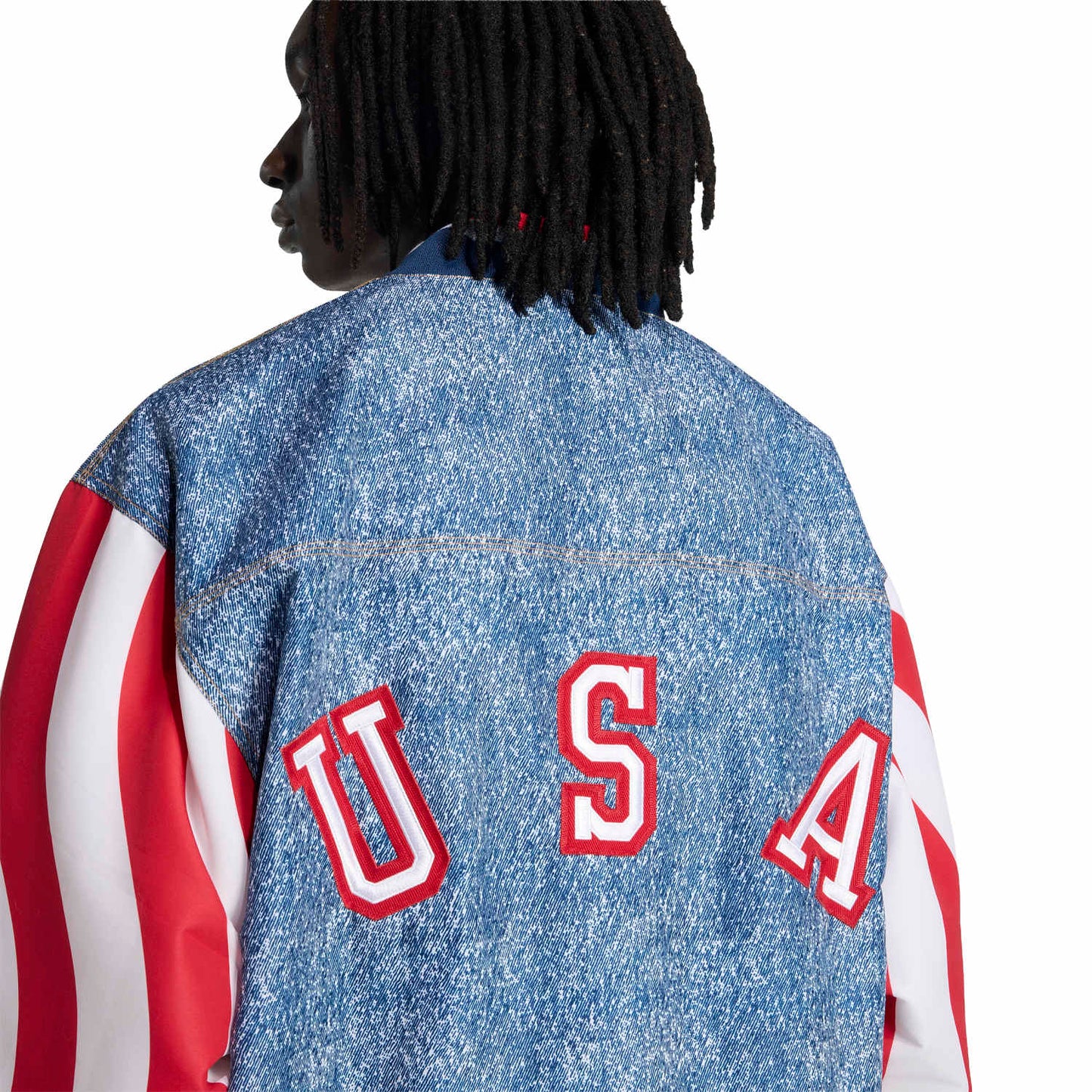USA Denim Graphic Track Top
