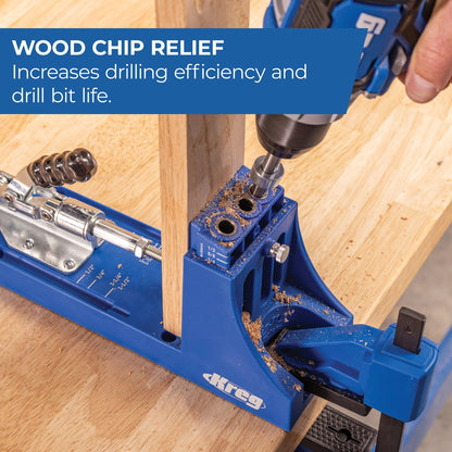 KREG K4 Pocket Hole Jig - Adjustable Drill Guides for Strong Joints