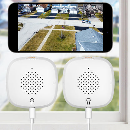 GIRAFIT 3MP 2K WiFi Indoor Security Cameras, 2 Pack