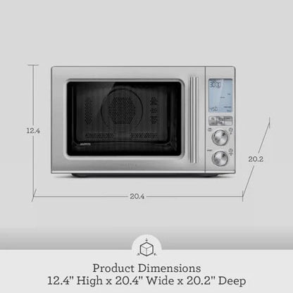 Breville BMO870BST1BUS1 Combi Wave 3 in 1 Microwave, Black Stainless Steel: Home & Kitchen