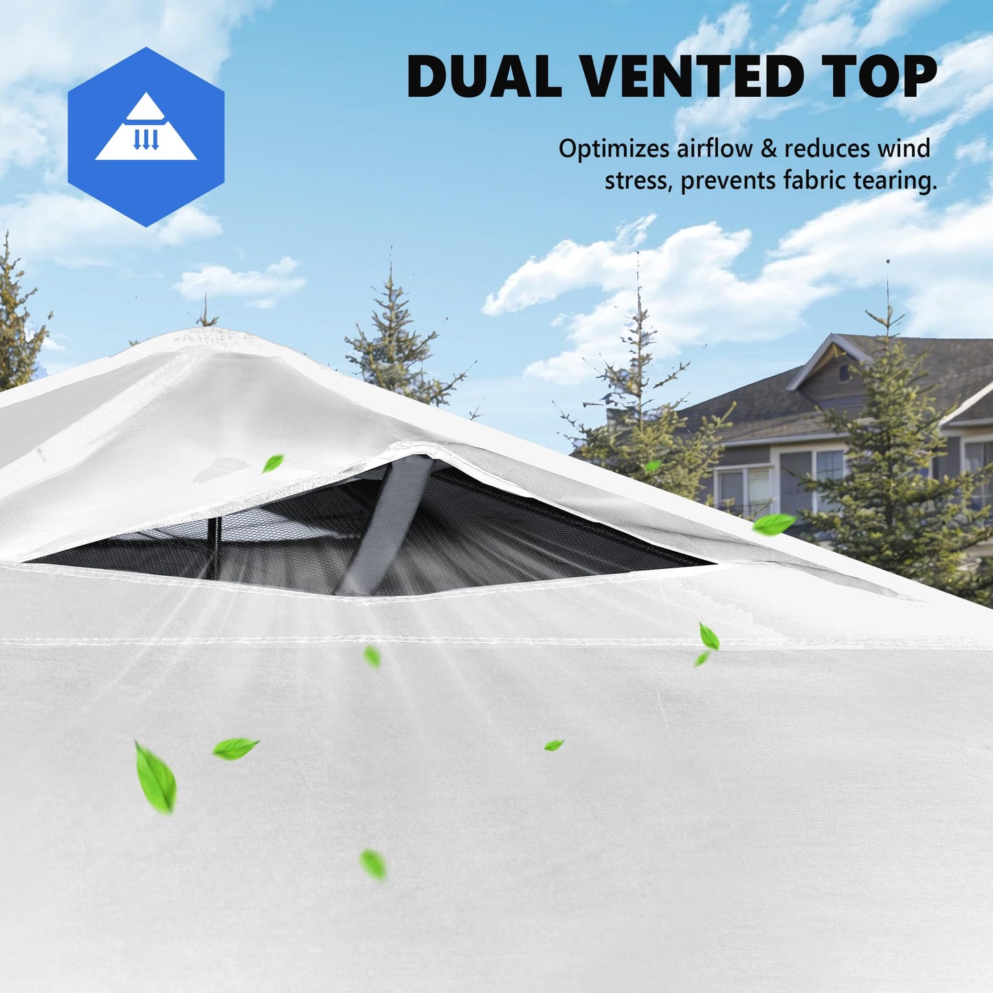 OLIXIS 10x10ft Heavy Duty Pop Up Canopy Tent for Events
