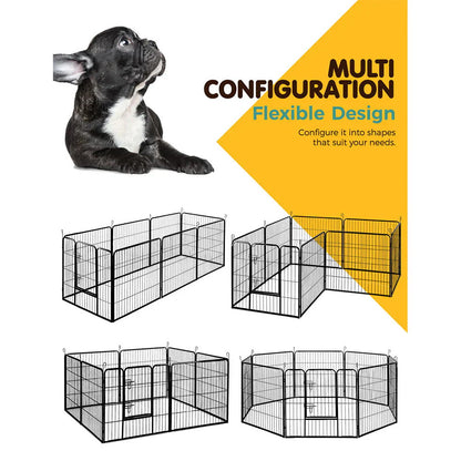 Foldable 8 Panel Dog Playpen w/ Access Door - i.Pet