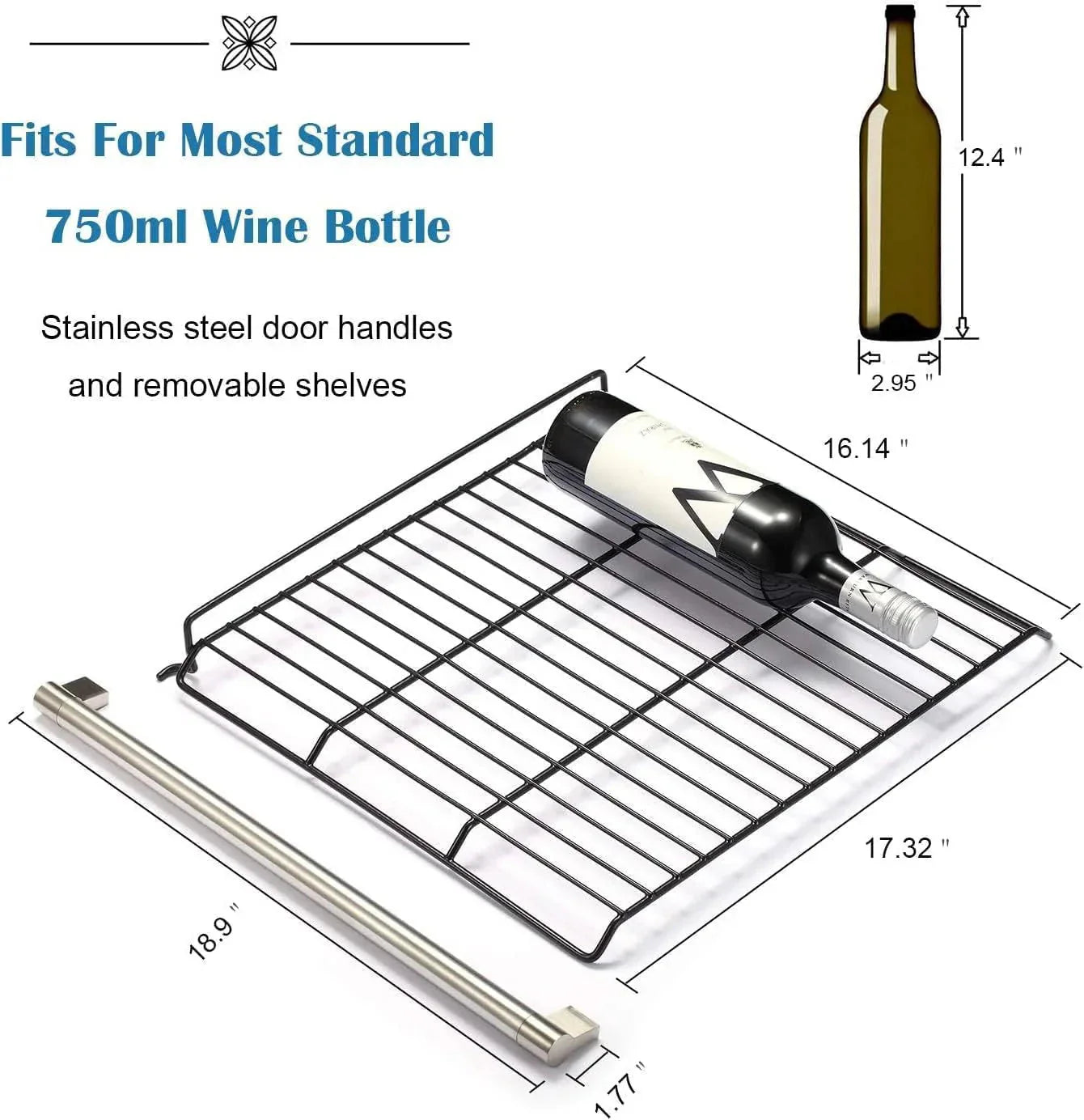 Wine Cooler/Cabinet Refrigerator Fridge