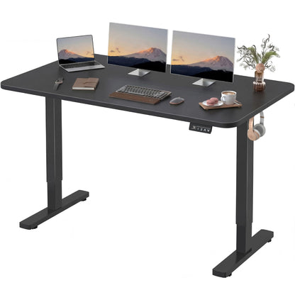 FURMAX Electric Height Adjustable Standing Desk 55x24 Inches