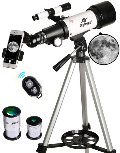 GSKYER 70mm Aperture 400mm AZ Mount Astronomical Telescope