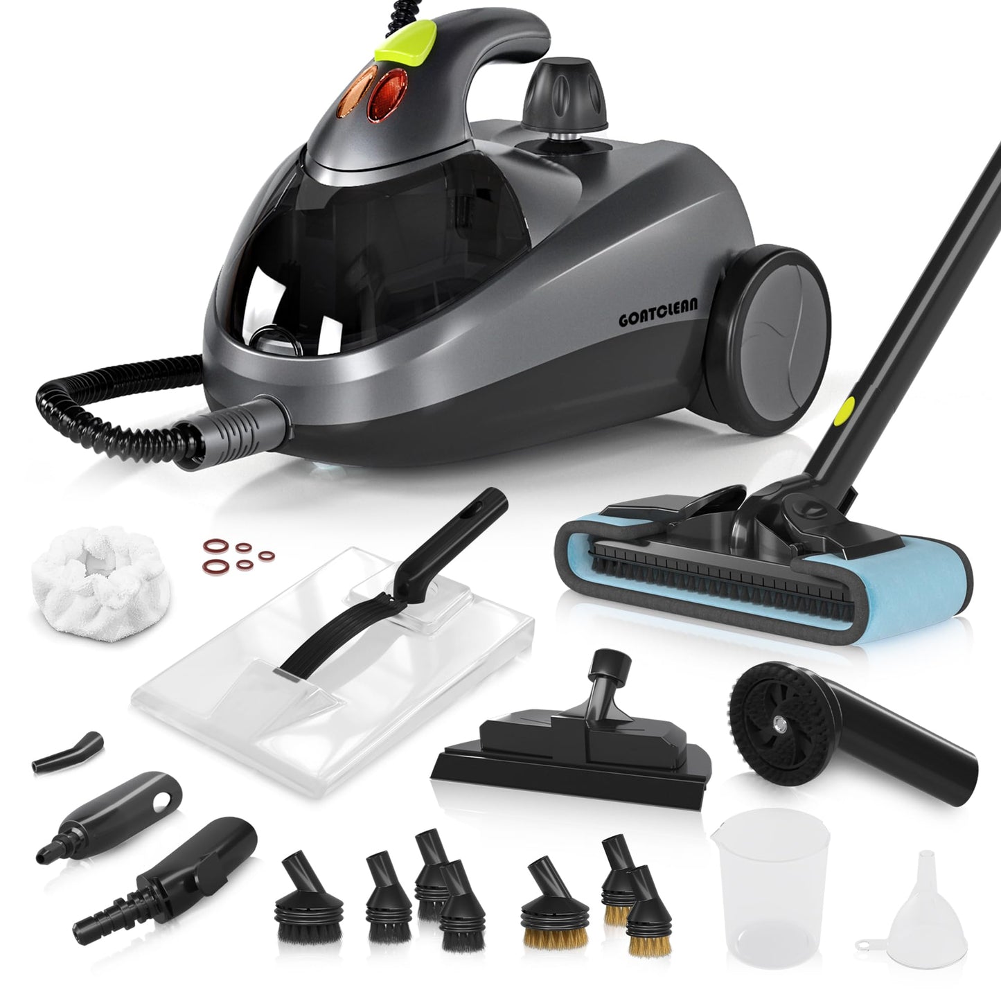 GOATCLEAN Heavy-Duty Steam Cleaner - 1500W Multipurpose Steamer
