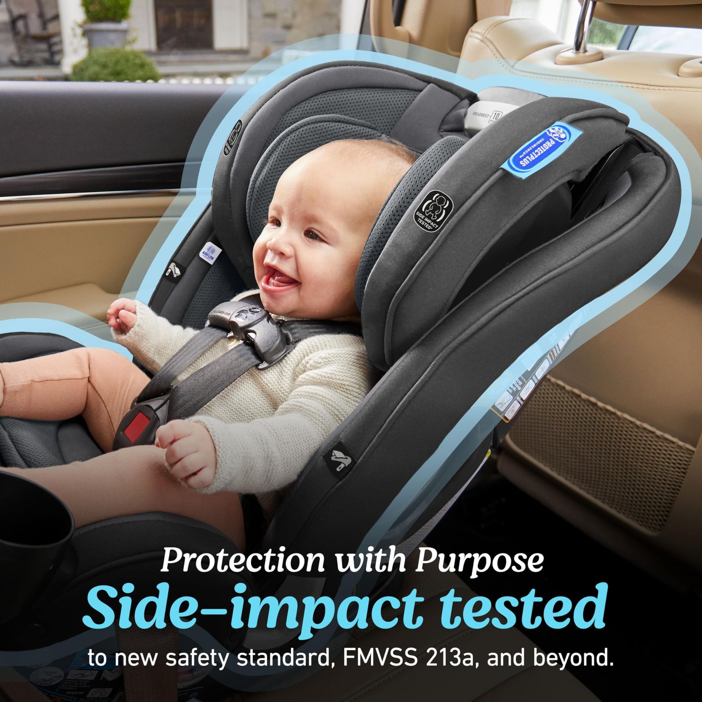 GRACO SlimFit3 LX 3-in-1 Slim Car Seat Booster Kunningham