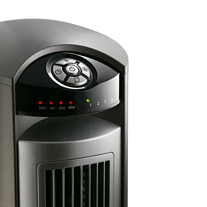 LASKO Oscillating Tower Fan with Remote - 42" Silver