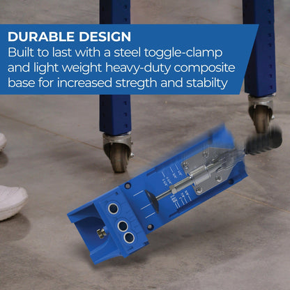 KREG K4 Pocket Hole Jig - Adjustable Drill Guides for Strong Joints