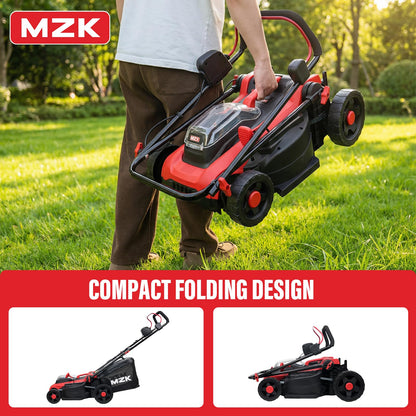 MZK 40V 16" Brushless Cordless Electric Lawn Mower