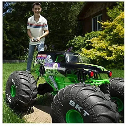Monster Jam, Official Mega Grave Digger All-Terrain Remote Control Monster Truck with Lights sgtnighsdesigns