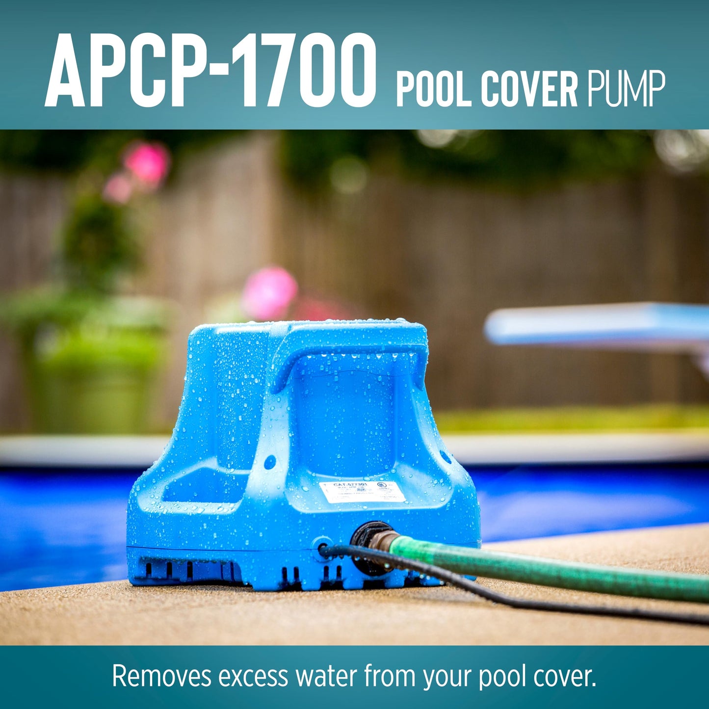 LITTLE GIANT APCP-1700 Automatic Submersible Pool Cover Pump