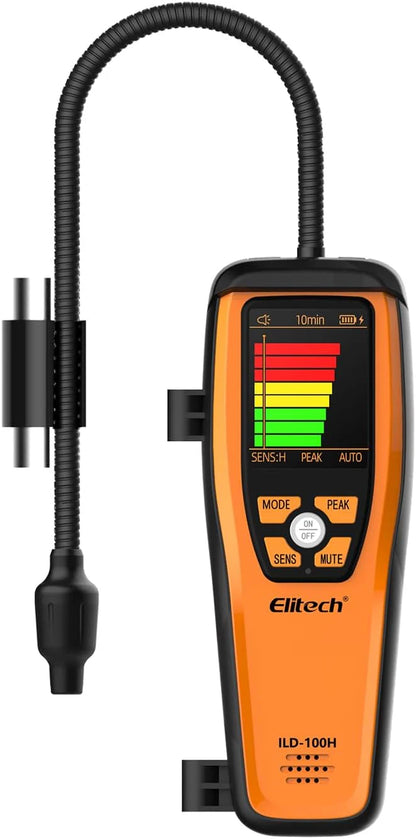 Refrigerant Leak Detector 10 Yrs Infrared Sensor Life Halogen Freon Sniffer, Air Conditioning Detection, Automotive Gas Finder, R22 R410A R134A R1234YF CFCs HCFCs HFCs, ILD-300