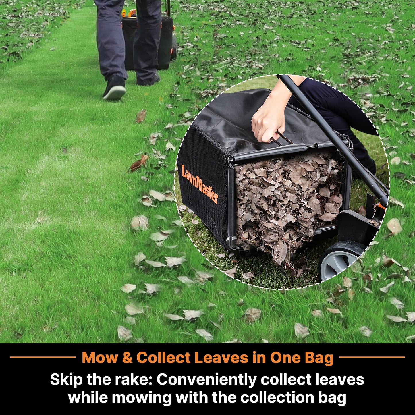 LAWNMASTER MEB1114K Electric Lawn Mower 15-Inch 11AMP
