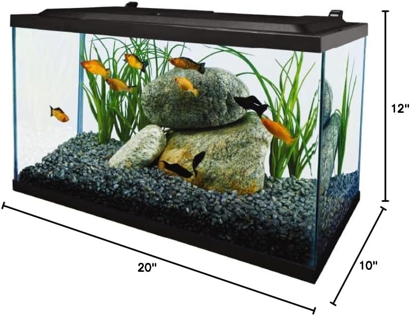 Complete LED Aquarium 55 Gallons, Includes LED Lighting, Filtration, Heater and Accessories
