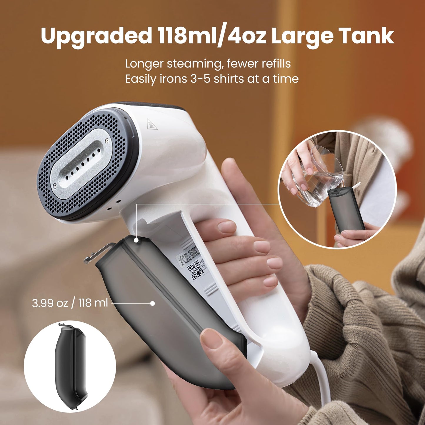 NEAKASA Magic 1 Vacuum Steamer - Handheld Garment Steamer