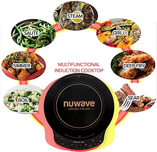 Nuwave Gold Precision Induction Cooktop, Powerful with Large 8 Heating Coil