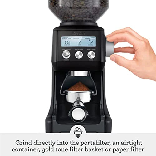 Breville the Smart Grinder Pro BCG820BST, Black Stainless Steel : Home & Kitchen