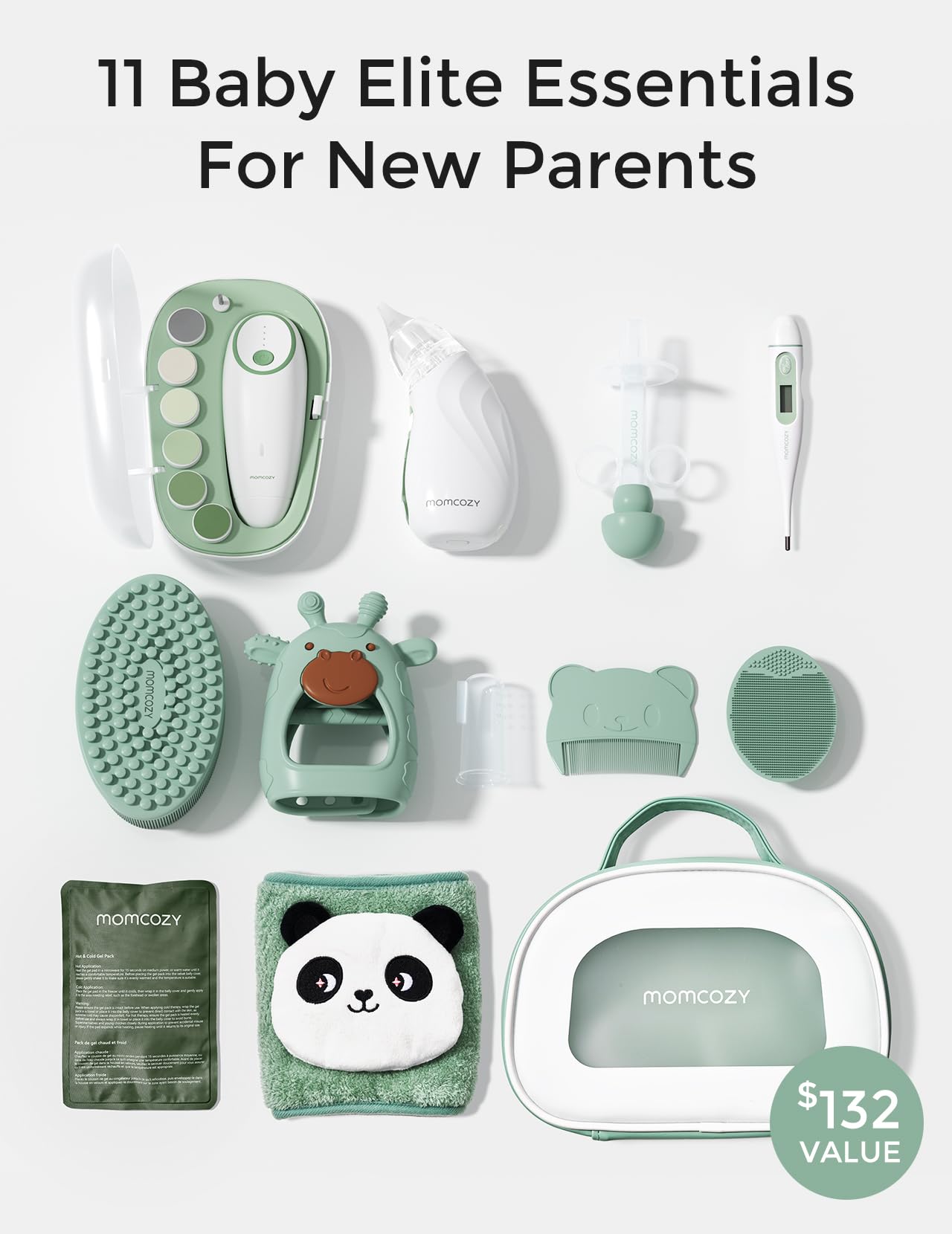 MOMCOZY Elite Baby Kit - Essential Grooming & Health Set