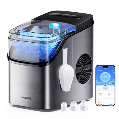 GOVEELIFE Smart Ice Maker Countertop - Portable Ice Machine