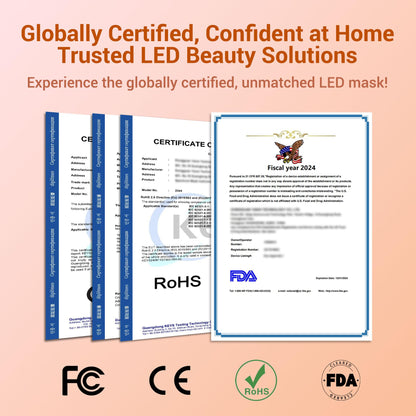 NVBOTY Red Light Therapy Mask – 4 Modes, 400 LEDs, Rechargeable