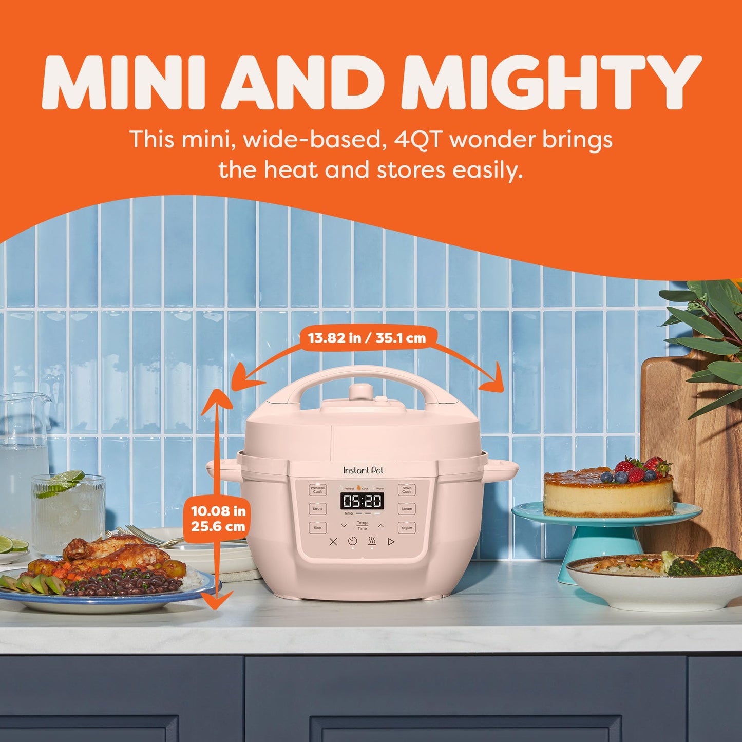 INSTANT POT 4QT RIO Mini 7-in-1 Multi-Cooker & Pressure Cooker