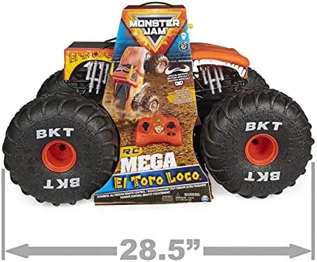 Monster Jam, Official Mega Grave Digger All-Terrain Remote Control Monster Truck with Lights sgtnighsdesigns