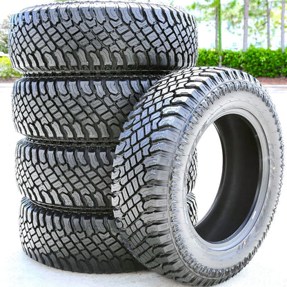 One set of 4 (four) X/T LT 295/60R20 126/123R E (10 ply) ATA /T all-terrain tires