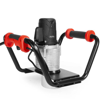 XtremepowerUS 1500W Electric Post Hole Digger with 6′′ Auger Bit, Anti Vibration Handle & Safety Lock for Soil & Fence Posts