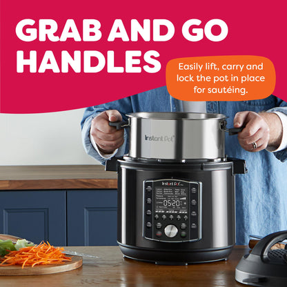 INSTANT POT Pro 10-in-1 Pressure Cooker & Slow Cooker, 8 QT
