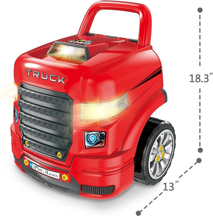 Truck engine toys, children's mechanical repair set