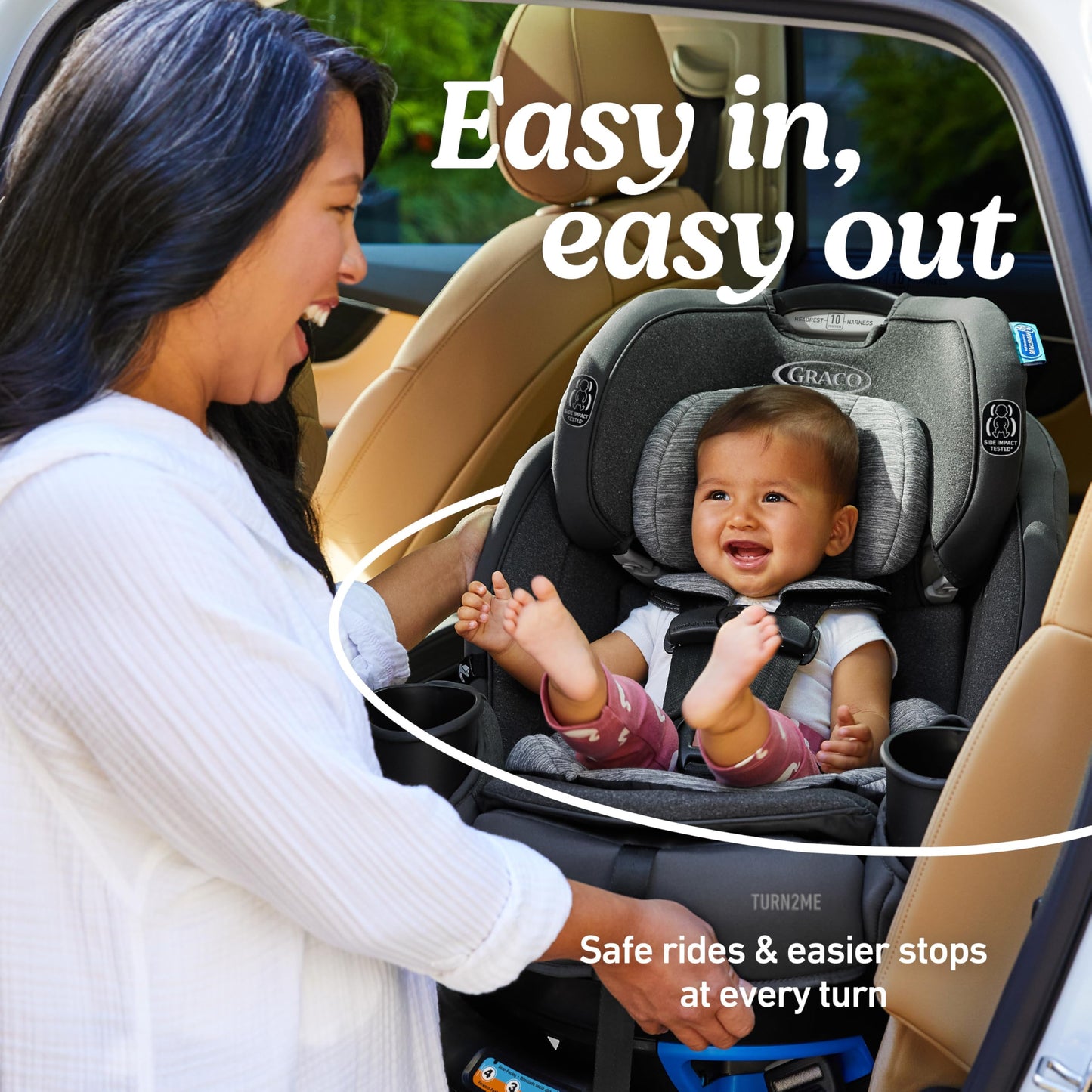 GRACO Turn2Me 3-in-1 Convertible Car Seat, Rear & Forward
