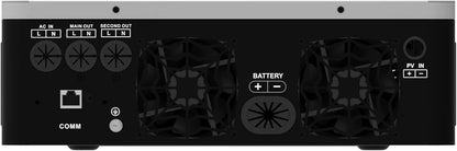 Xijia 3600W Hybrid Pure Sine Wave Power Inverter with 120A MPPT Solar Charger .dc 24V to ac 110v 60HZ Solar Converter for Home,Car Cabin (DC24V(Range20V-30V) 3600VA)