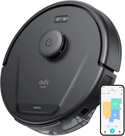 Robot Vacuum, Ultra Strong 5,000 Pa Suction, iPath Laser Navigation, for Deep Floor Cleaning, Ideal for Hair, Hard Floors