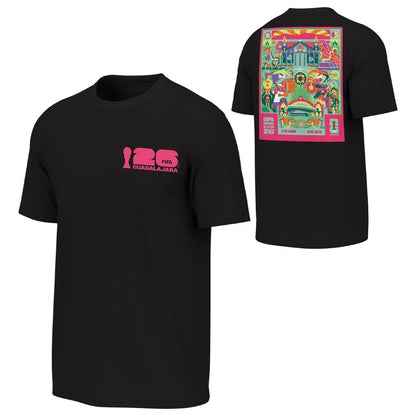 FIFA World Cup 2026™ Guadalajara Poster Black T-Shirt - Unisex