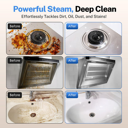 ODSD Steam Cleaner for Home & Car - 3-Level Adjustable