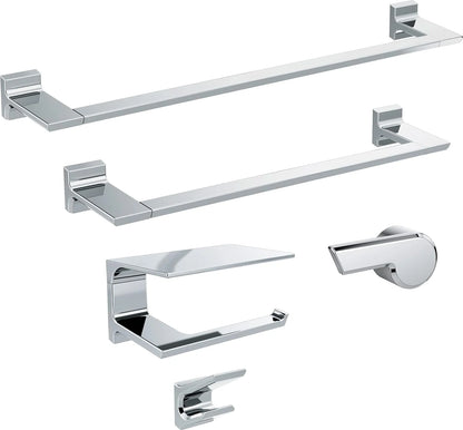 Pivotal Toilet Paper Holder With Shelf, Polished Nickel, Bathroom Accessories, 79956-PN